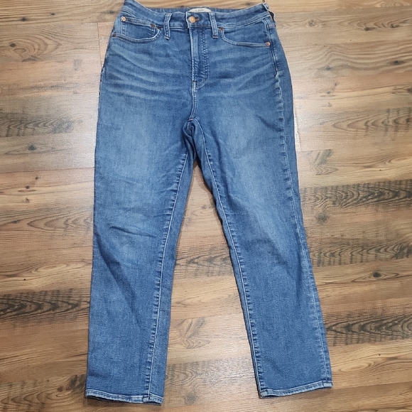 Madewell The Curvy Perfect Vintage Jean Decatur Wash Blue High‎ Waisted Size 29 - Picture 3 of 9